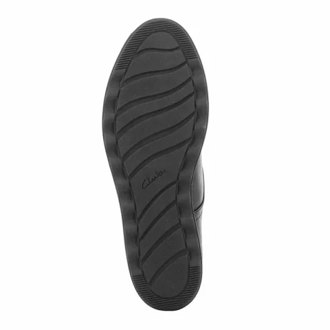 Дамски Ежедневни CLARKS – 26175416 SHARON RAE BLACK LEATHER — снимка 4
