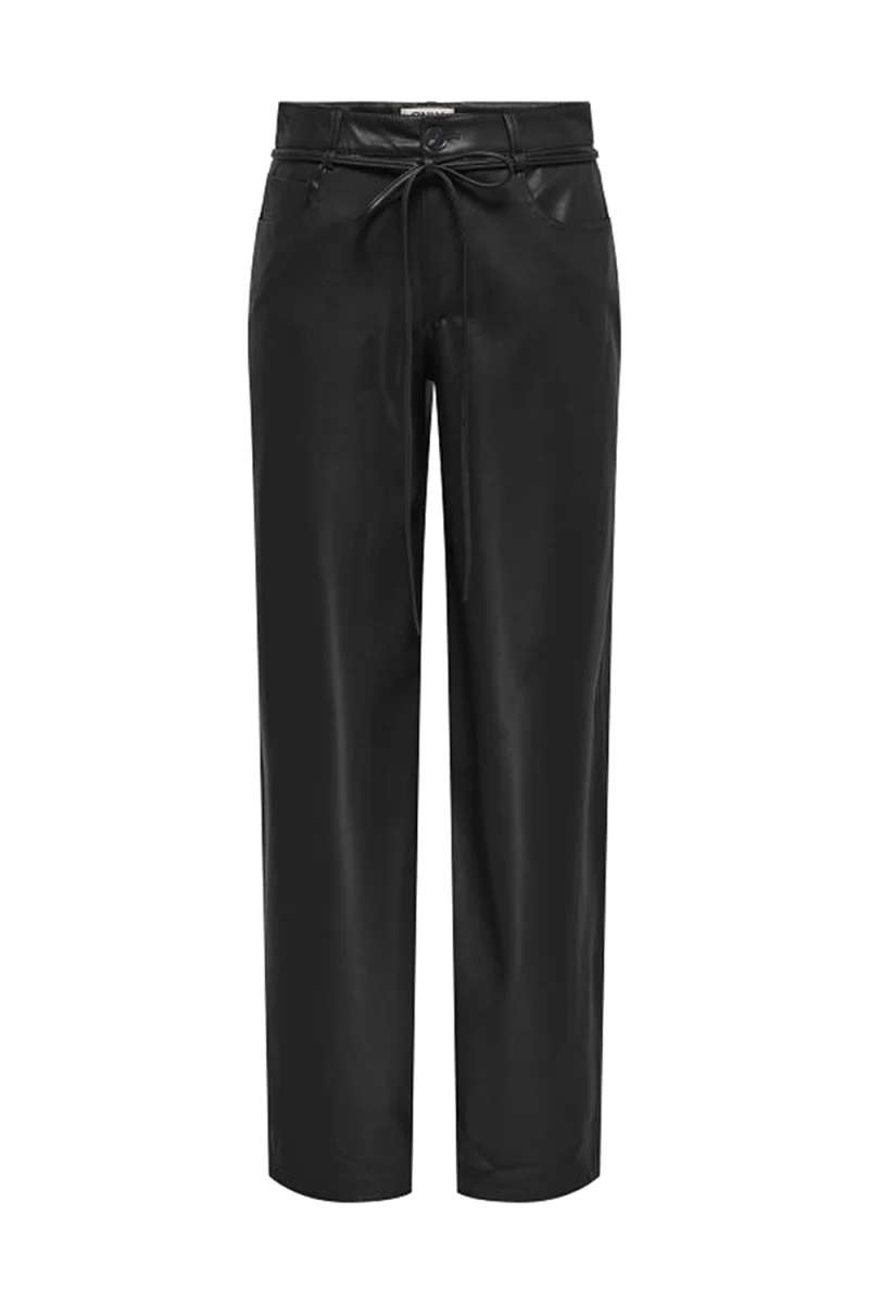 Панталон Onlgianna-Story Mw Faux Lea Pnt 15351275 19-3917TCX blackened pearl