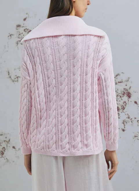 Пуловер 'Cable-knit' Marella Mlmelisir — снимка 3