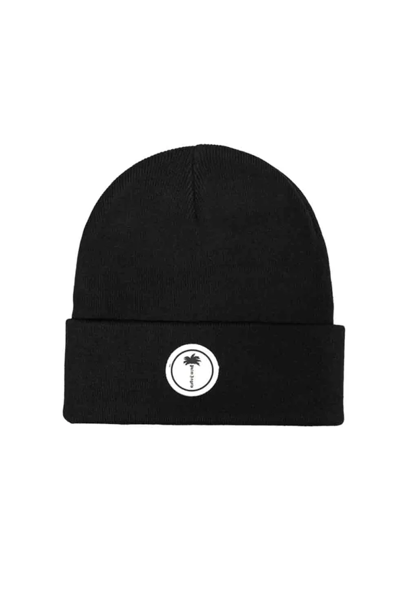 Шапка Palm Tree Beanie PAMLC003KN008-1003 black-off white