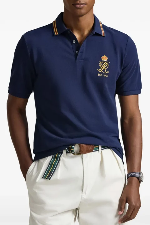 Polo Mesh-Knt 710B14507002 410 navy — снимка 2
