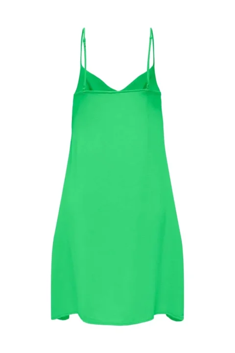 Рокля Onlmette Strap Dress With Keyhole Wvn 15293490 14-0156 TCX summer green — снимка 2