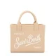 Дамска бежова чанта Vanity SAINT BARTH — снимка 2