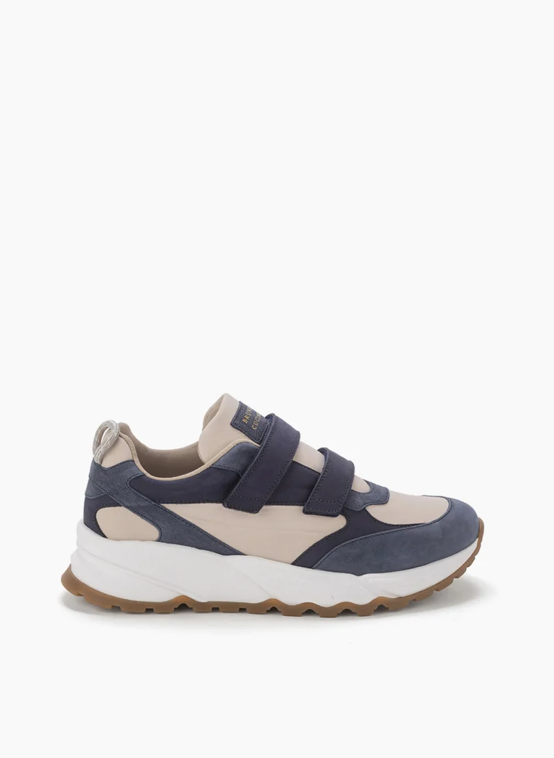 Кецове с кожени детайли Brunello Cucinelli Kids