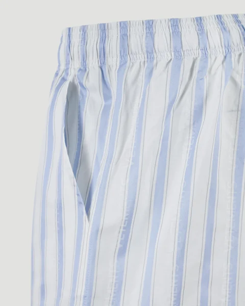 Striped Shorts in Blue and White — снимка 3