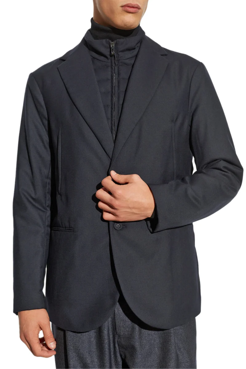Сако EM000132AF10458 UB118 iconico 0920 blu nav — снимка 2