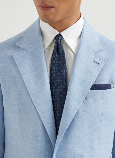 Копринена вратовръзка Brunello Cucinelli — снимка 6