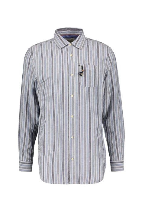 Риза Lightweight Dobby Stripe 176755 SC5233 blue stripe