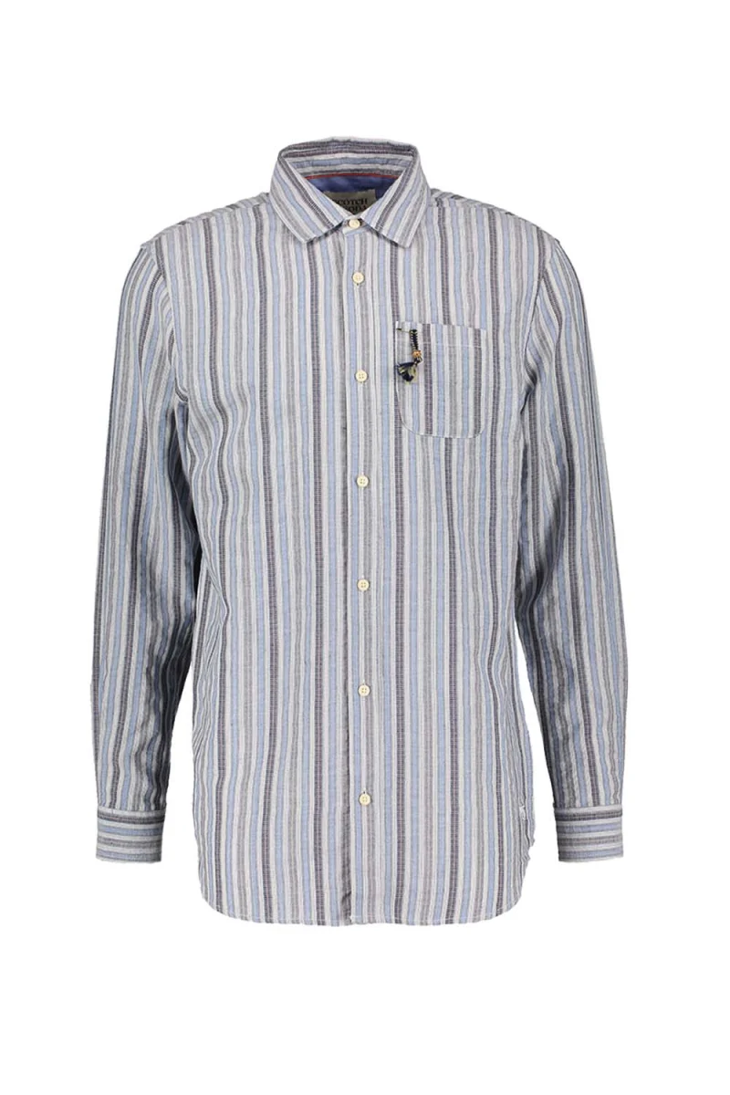 Риза Lightweight Dobby Stripe 176755 SC5233 blue stripe