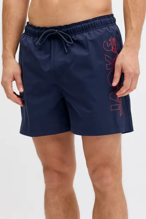 Бански Jpstmaui Wave Logo Swim Reg 12291391 19-3923 TCX navy blazer — снимка 2