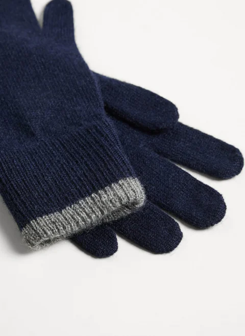 Ръкавици от 100% кашмир Brunello Cucinelli Kids M — снимка 2