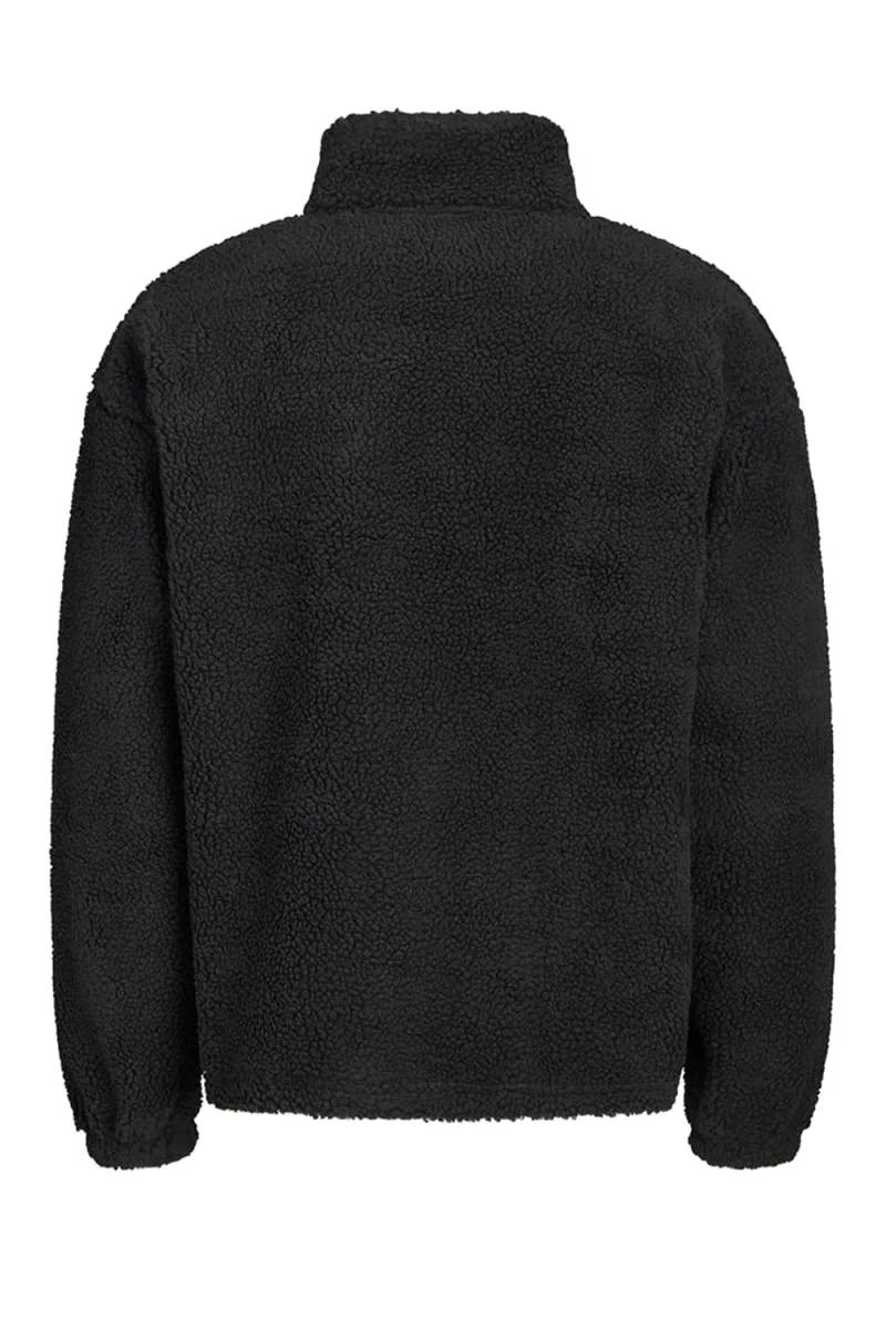 Суичър Jornorrebro Emb Teddy High Neck 12302732 C-N10 black — снимка 2