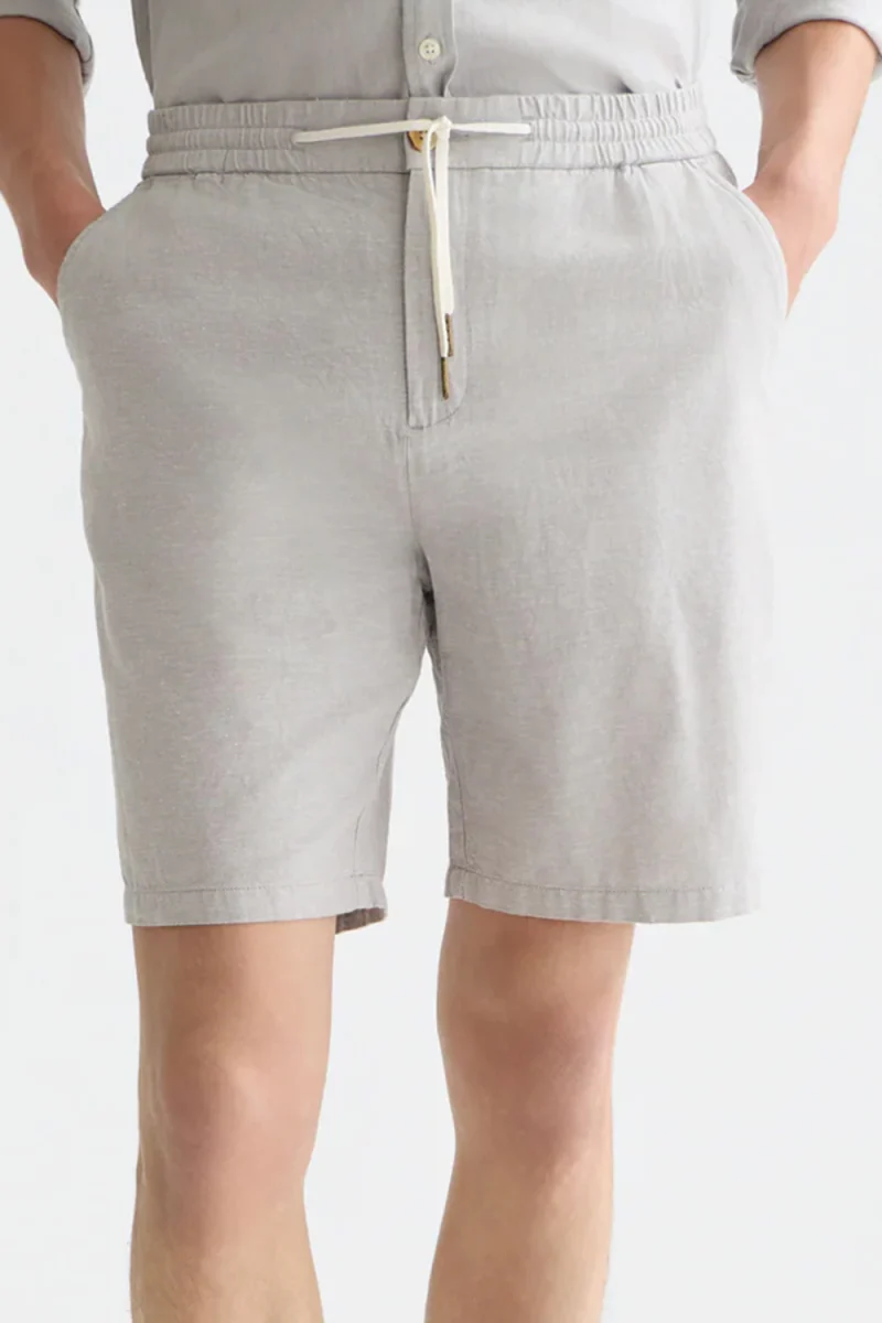 Бермуда Fave Cotton Linen Regular Fit Chino 184345 030 grey — снимка 2
