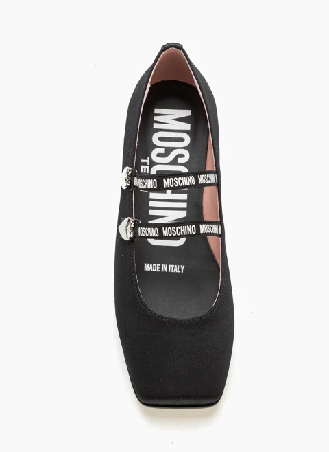 Балеринки с 'heart' детайли Moschino Kids — снимка 5