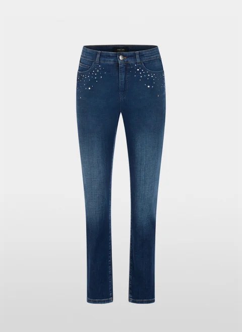 Деним с декоративни кристали 'Silea' Marc Cain Pants — снимка 6