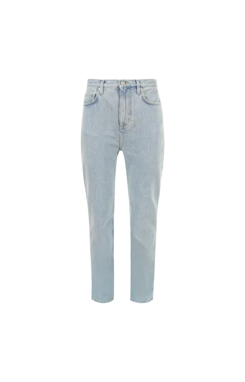 Jude LDS Straight Leg Jeans in Washed Blue