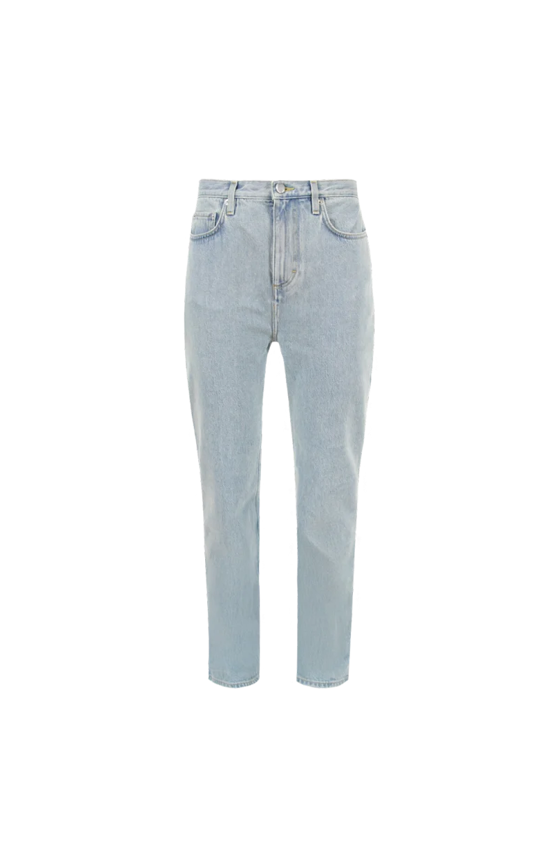 Jude LDS Straight Leg Jeans in Washed Blue