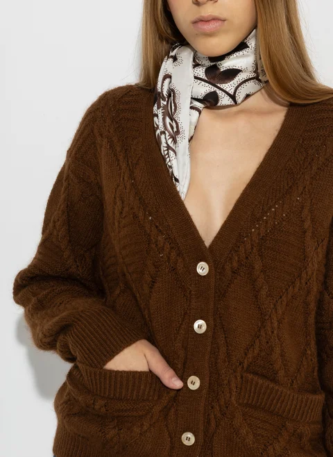 Жилетка с мохер Weekend Max Mara Bolero — снимка 12