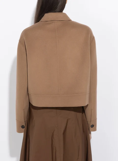 Яке от вълна със скъсена дължина 'Shirt style' 'S Max Mara Smmgiglio — снимка 3