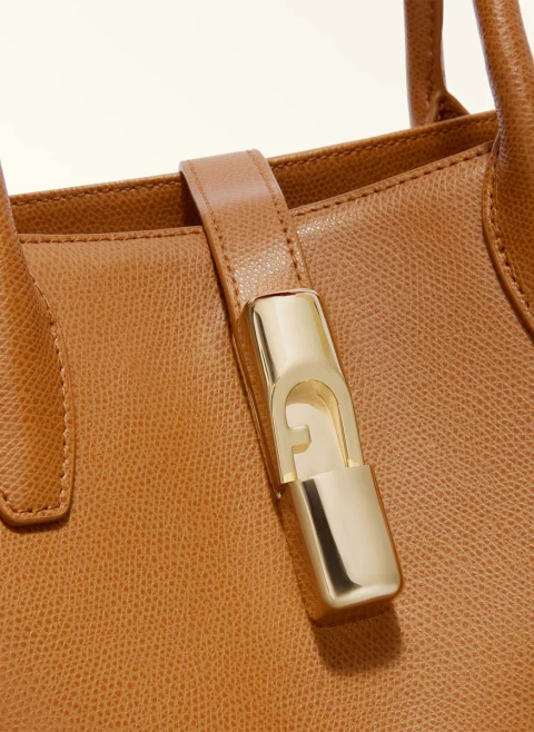Кожена чанта 'Tote' Furla Goccia Tabbaco — снимка 2