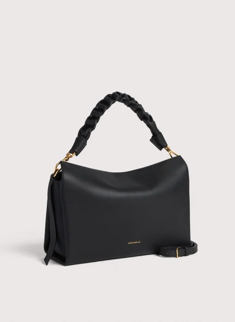 Кожена чанта Coccinelle Boheme Medium — снимка 7