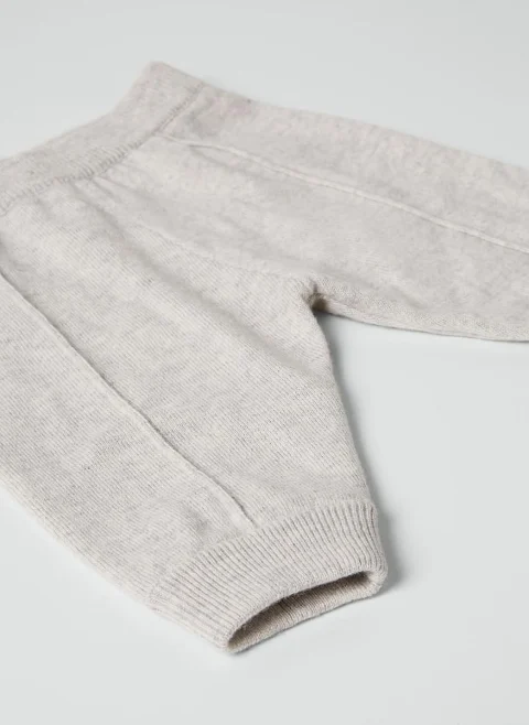 Панталон от фино плетиво Brunello Cucinelli Kids — снимка 2