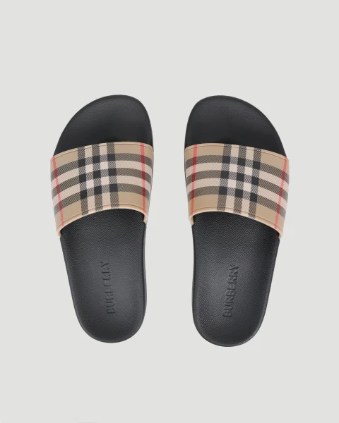 Vintage Check Slides — снимка 2