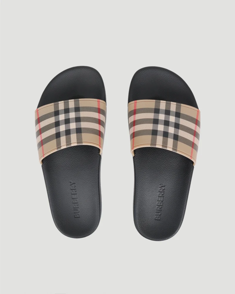 Vintage Check Slides — снимка 2
