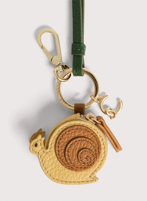 Кожен аксесоар за чанта Coccinelle Pocket Garden Green — снимка 2