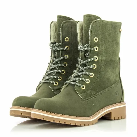 Дамски Кубинки TAMARIS – 1-26443-41 722 OLIVE — снимка 3