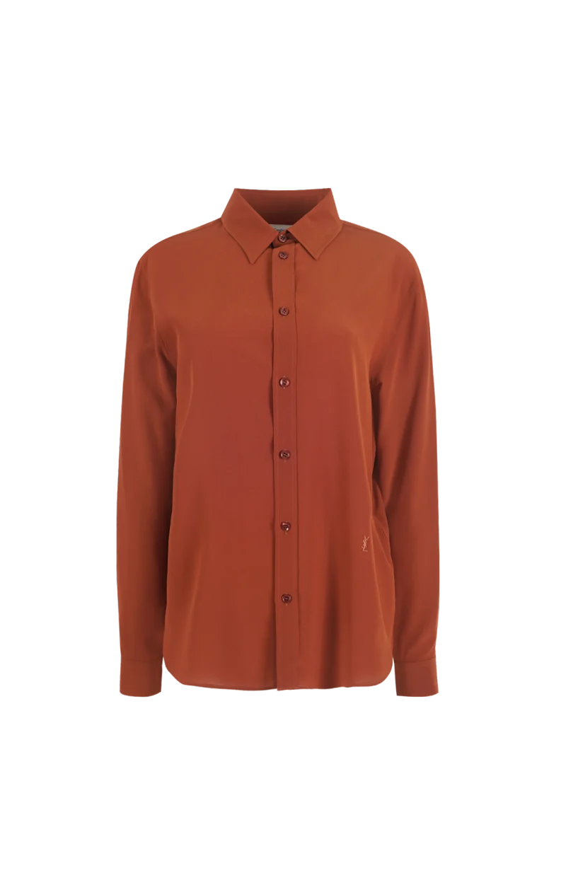 Cassandre Shirt in Silk-Crepe