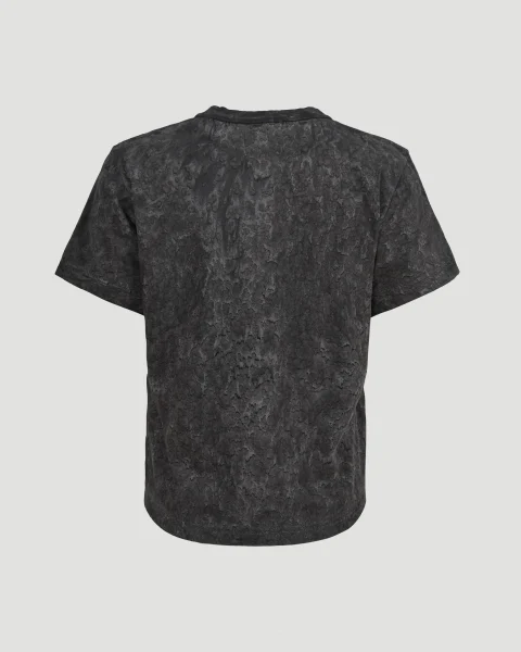 Splatter Wash Shrunken Tee in Cotton Hemp Jersey — снимка 2