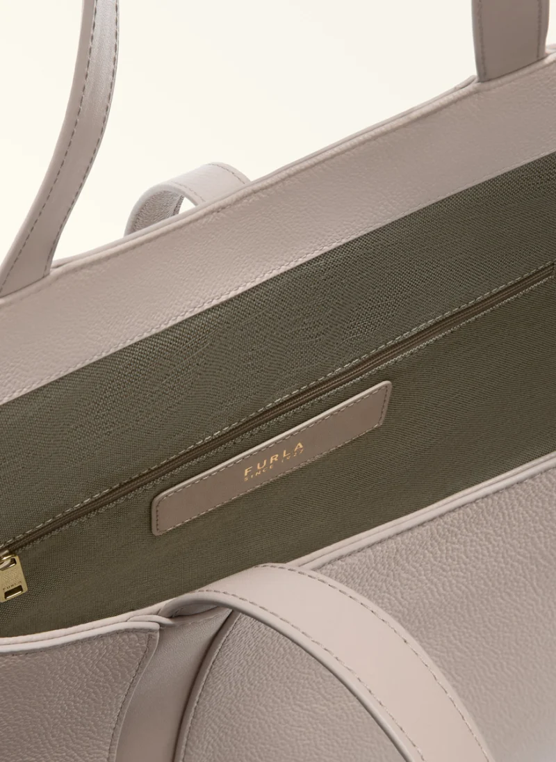 Чанта Furla Goccia Linen L — снимка 5