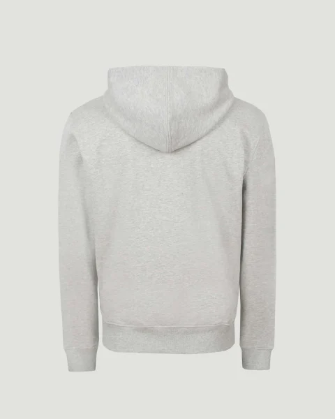 Zipped Hoodie in Ash Grey — снимка 3