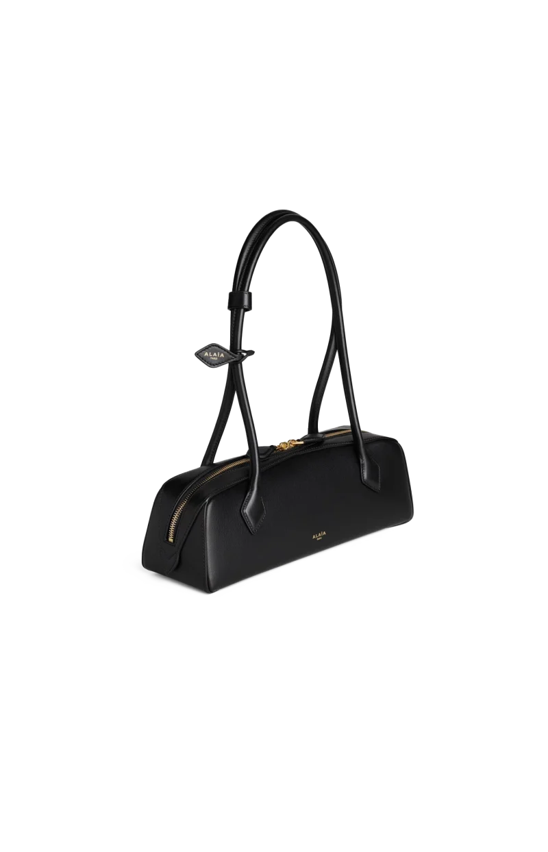 Le Teckel Medium Bag in Black Calfskin — снимка 2