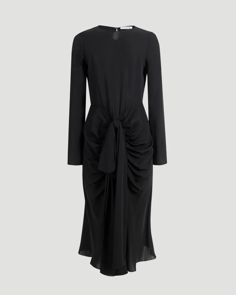 Gathered Midi Dress