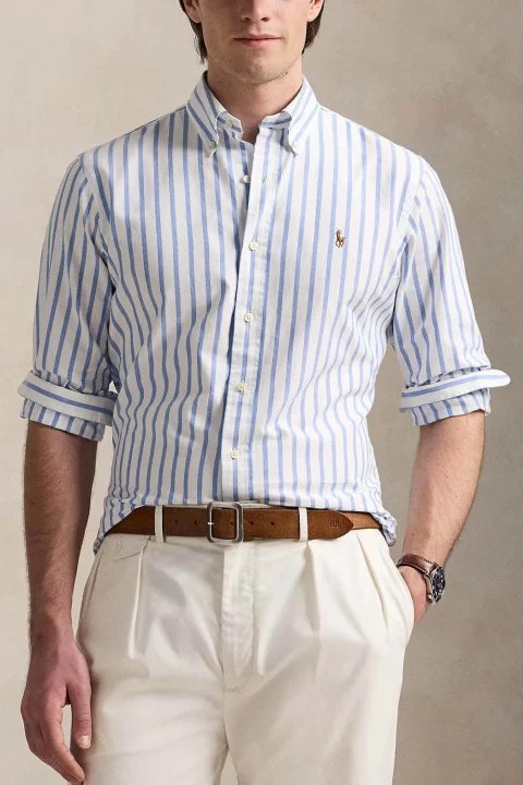 Риза Lw Yd Oxford-Cubdppcs 710906622001 400 blue — снимка 2