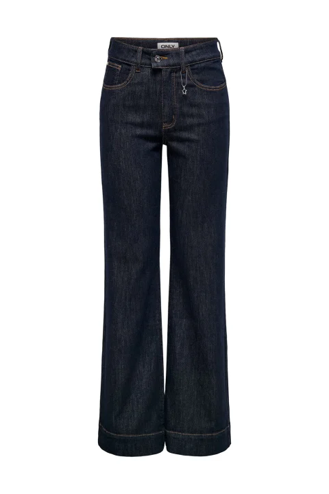 Jeans Onljuicy Hw Rinse Wide 15334976 BS000042 dark blue denim