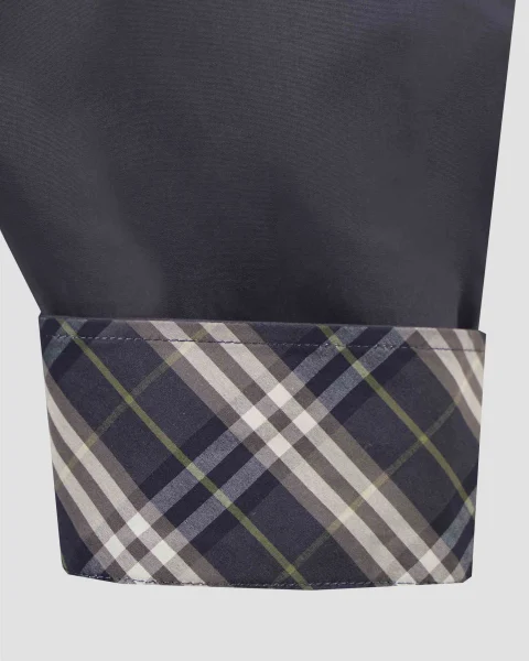 Classic Cotton Shirt in Indigo — снимка 4