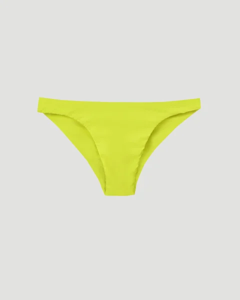 Two Pieces Swimsuit in Lime Yellow — снимка 2
