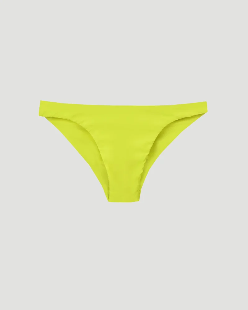 Two Pieces Swimsuit in Lime Yellow — снимка 2