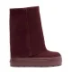 Дамски боти бордо Double Face Casadei — снимка 2