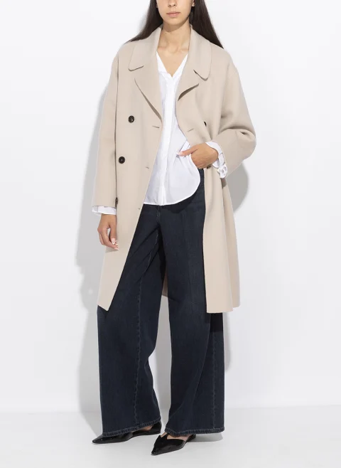 Миди палто от фина вълна 'S Max Mara Smmmagnolia