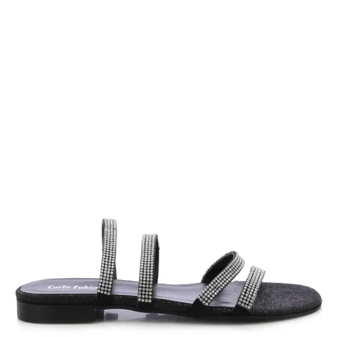 Дамски Равни Чехли CARLO FABIANI 3469 black