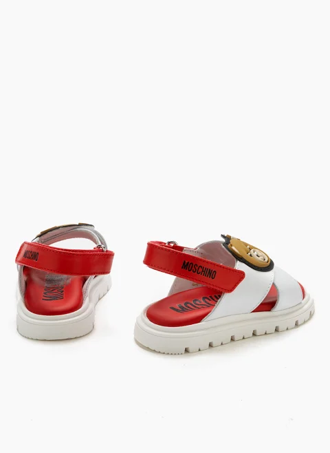 Сандали 'Teddy Patch' Moschino Kids — снимка 3