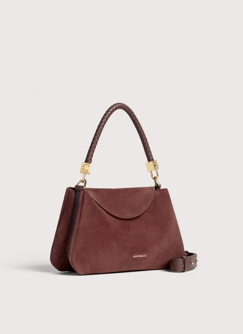 Велурена чанта Coccinelle Tiggy Small — снимка 2