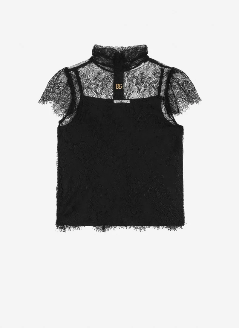 Блуза 'Chantilly lace' Dolce&Gabbana Kids