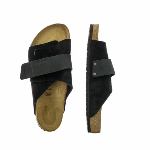 Мъжки Чехли Комфорт BIRKENSTOCK – 1022350 KYOTO BLACK — снимка 5