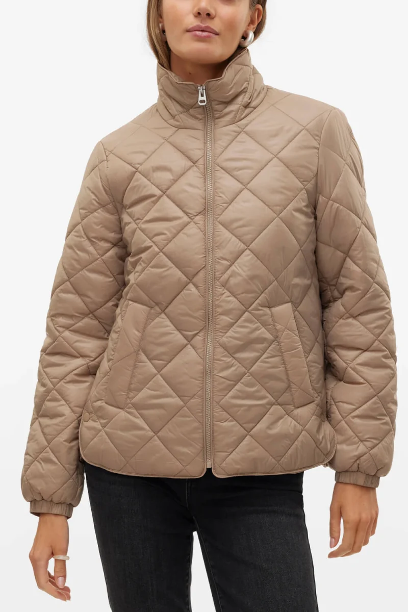 Яке Vmskylar Short 10311669 17-1312 TCX silver mink — снимка 2