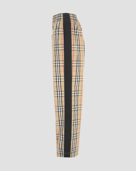 Check Cotton Trousers — снимка 2